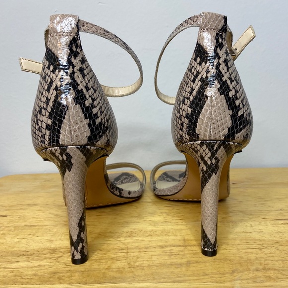 Vince Camuto Lauralie Snakeskin Leather Heels - Picture 4 of 7